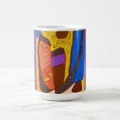 Mug Art Abstrait autochtone Vol 09 (Centre)
