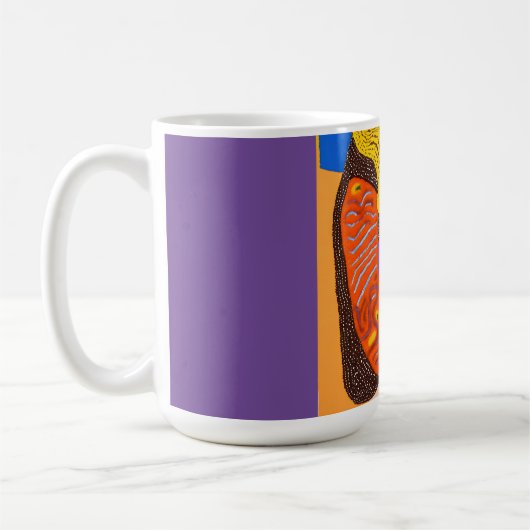 Mug Art Abstrait autochtone Vol 09 (Gauche)