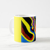 Mug Art Abstrait autochtone Vol 11 (Devant gauche)