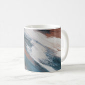 Mug Art Abstrait : Brush Strokes Versatile. (Devant droit)