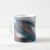 Mug Art Abstrait : Brush Strokes Versatile. (Devant gauche)