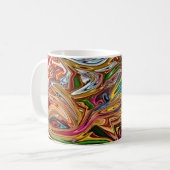 Mug Art abstrait coloré (Devant gauche)