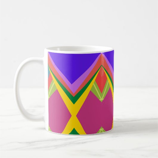 Mug Art abstrait coloré (Gauche)