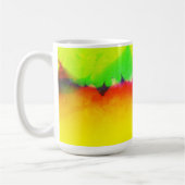 Mug Art Abstrait coloré amusant (Gauche)