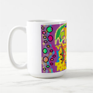 Mug Art Abstrait comme Josephs Manteau multicolore !