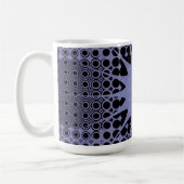 Mug Art abstrait espace violet fractal (Gauche)