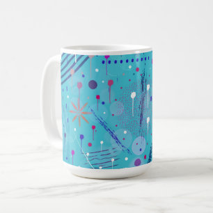 Mug Art abstrait : Étoiles filantes dans le ciel