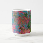 Mug Art abstrait fractal de récif corallien (Centre)