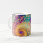 Mug Art abstrait fractal vortex fantaisiste (Devant gauche)