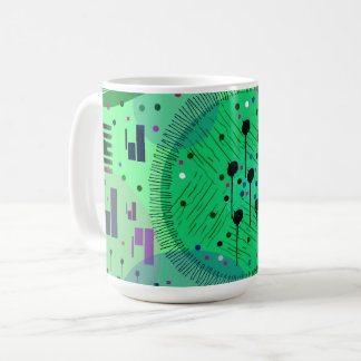 Mug Art abstrait : Fruit Kiwi Vert