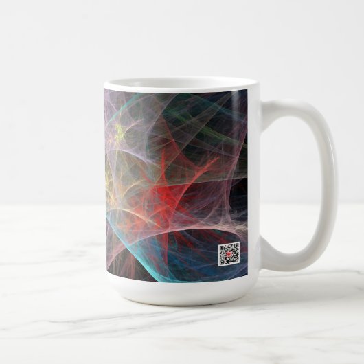 Mug Art Abstrait Glace Arc-en-ciel (Droite)