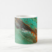 Mug Art abstrait - la terre luxuriante (Centre)