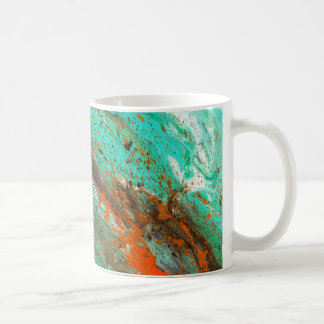 Mug Art abstrait - la terre luxuriante