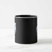 Mug Art abstrait Léopard des neiges cosmique (Centre)