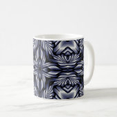 Mug ART Abstrait - mini kaléidoscope 3 (Devant droit)