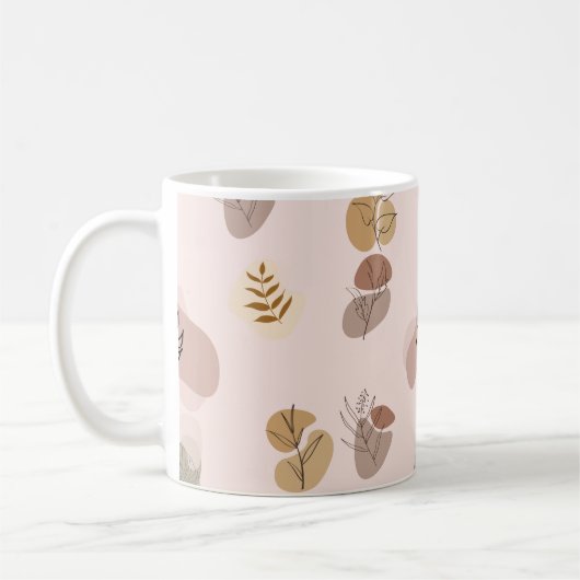 Mug Art Abstrait minimaliste simple (Gauche)
