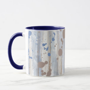 Mug Art Abstrait Moderne Naturel Traits de Pinceau