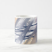 Mug Art Abstrait Moderne Traits de Pinceau (Centre)