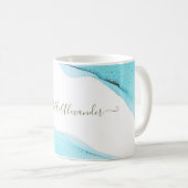 Mug Art Abstrait personnalisé sophistiqué (Devant droit)