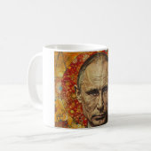 Mug art abstrait Poutine (Devant gauche)