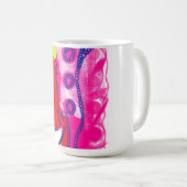 Mug Art abstrait royal (Devant droit)