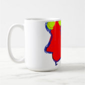 Mug Art abstrait royal (Gauche)