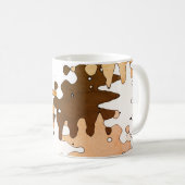 Mug Art Abstrait rustique (Devant droit)
