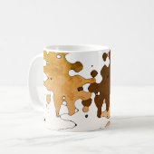 Mug Art Abstrait rustique (Devant gauche)