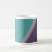 Mug Art Abstrait Turquoise violet (Centre)