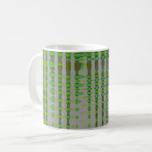 Mug Art Abstrait Vert 1003 (Devant gauche)