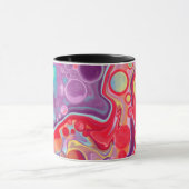 Mug Art Abstrait violet et bleu (Centre)