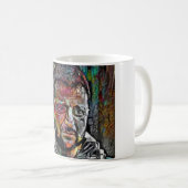 Mug art abstrait Zelensky (Devant droit)