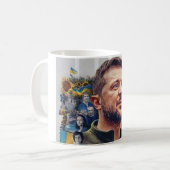 Mug art abstrait Zelensky (Devant gauche)