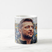 Mug art abstrait Zelensky (Centre)