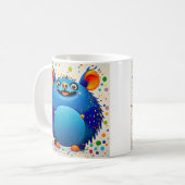 Mug Art animal abstrait exceptionnel design coloré (Devant gauche)