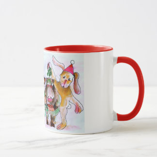 Mug Art Animal-Original de partie par Streater CARRÉ