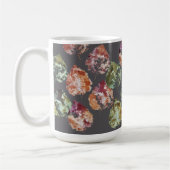 Mug Art aquarelle de feuilles tombant à l'automne rust (Gauche)