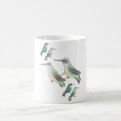 Mug art aquarelle d'espèces de colibris (Centre)