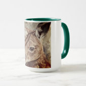 Mug Art aquarelle kangourou (Devant droit)