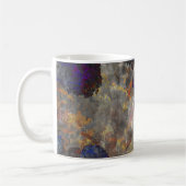 Mug Art arrière - plan numérique de fleurs / motif de (Gauche)