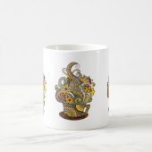 Mug Art artistique-dessin de gribouillis (Centre)