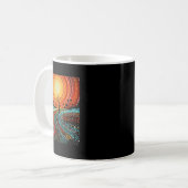 Mug Art authentique autochtone - Sticker Sunlight (Devant gauche)