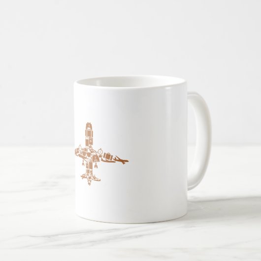 Mug Art avion (Devant droit)