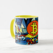 Mug Art Bitcoin (Devant gauche)