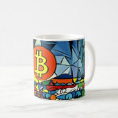 Mug Art Bitcoin (Devant droit)
