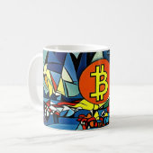 Mug Art Bitcoin (Devant gauche)