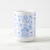 Mug Art botanique antique de fleurs (Centre)