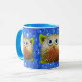 Mug Art brouillé mignon de personnage de dessin animé (Devant gauche)