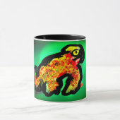 Mug art caméléon de la forêt tropicale (Centre)