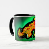 Mug art caméléon de la forêt tropicale (Devant gauche)